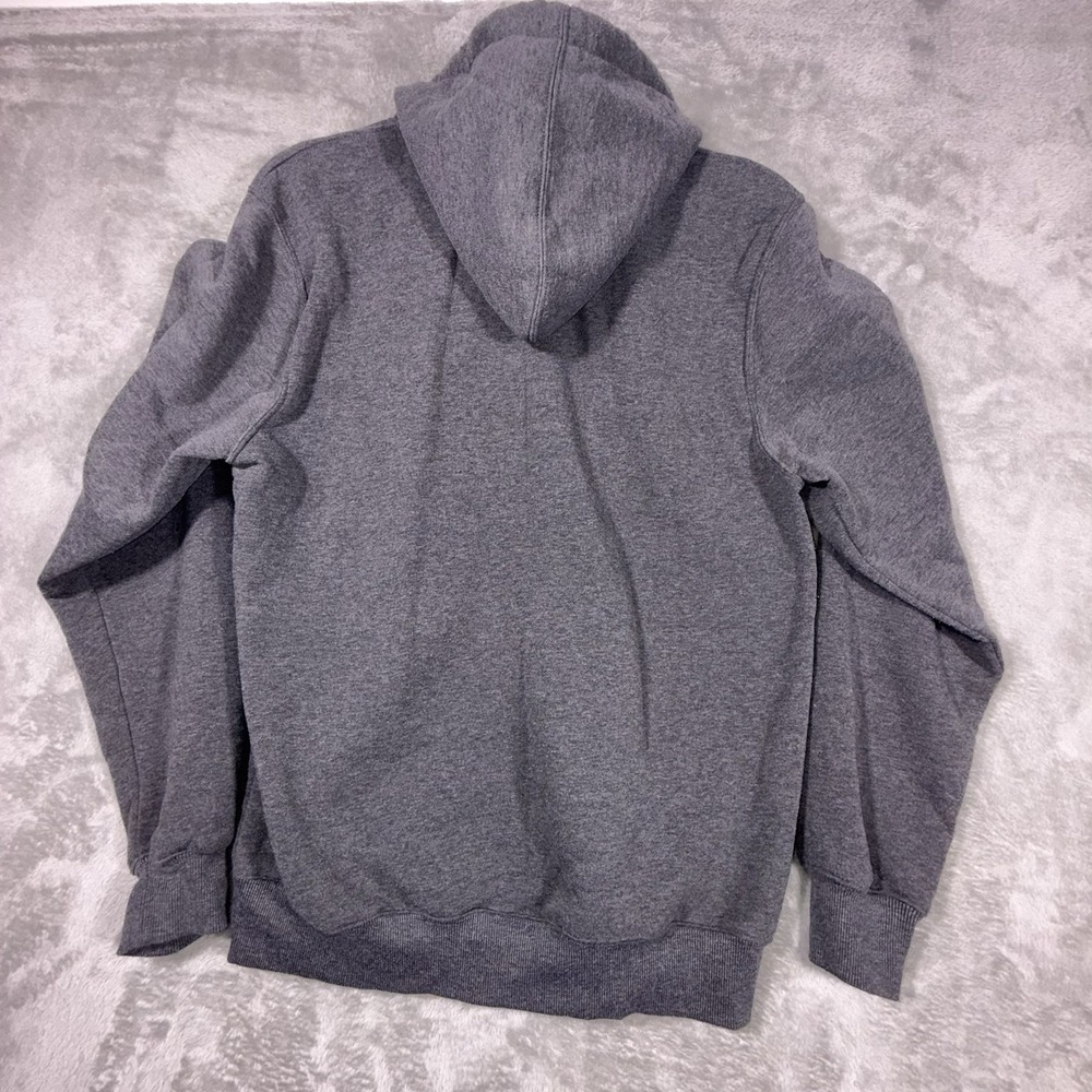 Polo Ralph Lauren Mens Hoodie Large Grey Full Zip Pony Logo Streetwear Classic - Picture 9 of 10